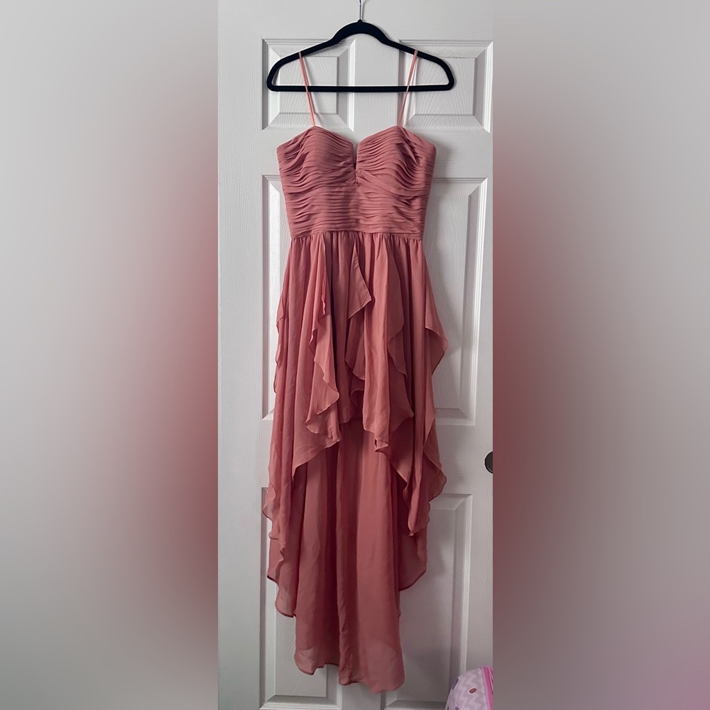Arden B Blush Strapless Dress